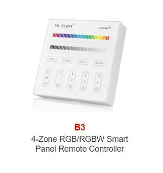 Miboxer Mi svetlo B0/B1/B2/B3/B4/B8/T1/T2/T3/T4 jas/CT/RGB/RGBW/RGB+SCS Smart Panel Diaľkové pásy LED RGB controller Stmievač