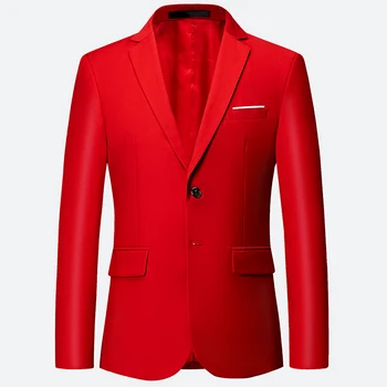 Luxusný 3 Ks Mužov je Svadobný Oblek Módne pánske Slim Farbou Business Office Suit Nastaví Veľkosť Mužov Sako+ Nohavice + Vesta
