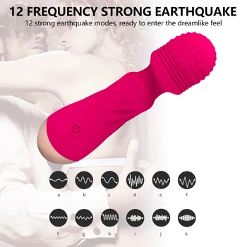 12 Rýchlosti Silný Veľké Vibrátory pre Ženy Magic AV Prútik G Mieste Stimuláciu Klitorisu Dildo sexuálnu Hračku Pre Ženy Sexuálne Produkty