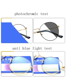 Modré Svetlo Blokuje Okuliare UV Filter Hráčske Okuliare Krátkozrakosť Okuliarov na Predpis Optické Photochromic slnečné Okuliare UV400