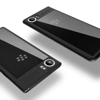 Vodotesný Telefón Prípade Kryt Telefónu Chránič Anti-Drop pre Blackberry KEYone Mäkké Vysoko Kvalitné Čierna