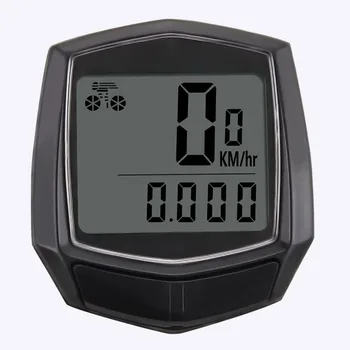 Vodotesný LCD Požičovňa počítadlo kilometrov Multifunkčné Cyklistický Tachometer Rýchlomer Smart Odolné Prenosné Požičovňa Sledovať Stojan na Bicykel Časť