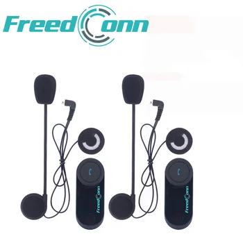 2 ks FreedConn Pôvodné T-COM VB Motocykel BT Bluetooth Helmy Intercom Multi Jazdcov palubného telefónu Headset s FM Rádiom