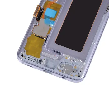 OEM Super AMOLED Pre Samsung Galaxy S8 LCD Dotykový Displej amoled Displej Digitalizovať Montáž Výmenu Rámu Č Napáliť Tiene