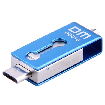 DM PD010 16GB 32GB OTG USB Flash Disky Inteligentný Telefón, Tablet PC Externé pamäťové Micro Pero Disk, Pamäťový Usb kľúč