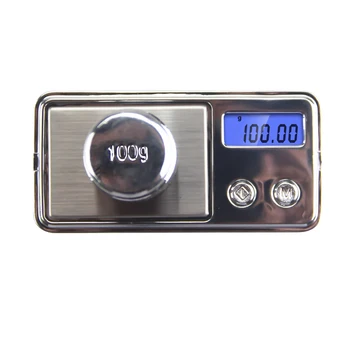Prenosné 100g*0.01 g Mini Elektronické Váhy Vrecku Digitálnej Stupnice pre Zlato Mincový Striebro Šperky Rovnováhu Gram