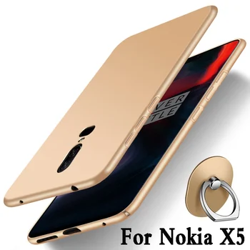 Pre Nokia X5 2018 prípade pevného Plastu luxusné funda Chránič mobilný telefón puzdro pre nokia x5 2018 kryt 5.1 Plus TA-1109 prípade armor