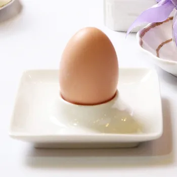 Vajcia Rack Tvorivé Vajcia Dosky Keramické Vaječné Jedlo Držiteľ Námestie Riad Hotelovej Reštaurácii Západnej Raňajky Formou Bufetu Zásobník