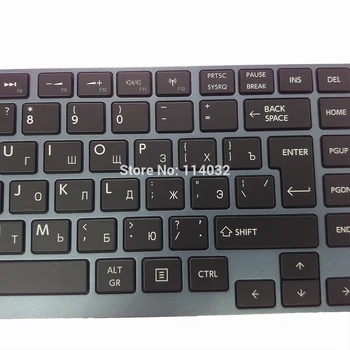 Ruská klávesnica s podsvietením pre Toshiba Z830 Z930 R830 Z935 R835 R705 RU čierna so šedým rám klávesnice PK130T71B08 N860-7837-T413