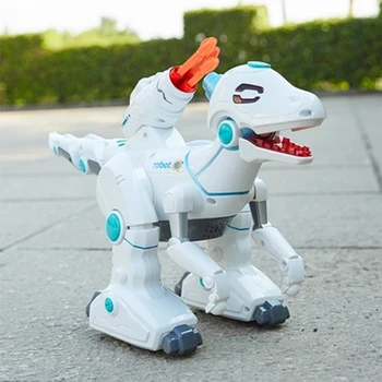 Elektrické hračky chôdza dinosaura Elektronickej Hudby robot So Svetlom Zvuk Mechanického dinosaurov Interaktívne Hračky Roboty RC Robot darček