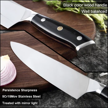 XITUO Kuchynské nože Profesionálny Nôž Set 7CR17 Vysoko Uhlíkovej Ocele Kuchár Japonského Mäso Sekáčik Slicer Santoku Varenie Nôž Set