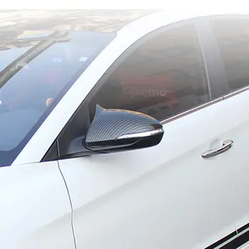 Pre ELANTRA Zozadu Bočné Zrkadlo Pokrytie Čiapky ABS Textúra karbónová ochrana auto Príslušenstvo