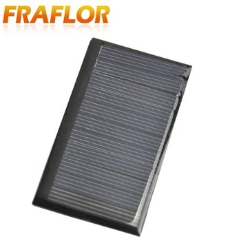 Fraflor 10Pcs 0.42 Watt 5.5 V Solárny Panel Pre Batériu, Nabíjačku 80*45*3mm Doprava Zadarmo Prenosné Solárne Núdzové Napájanie