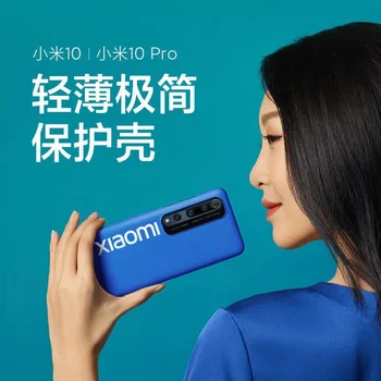 Xiao Mi 10 prípade Originálne shockproof zadný kryt xiomi Mi10 Pro coque fundas capa prípadoch, Ultra Slim PC hladké MI 10 / 10PRO