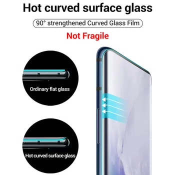2 ks Tvrdeného skla Pre Samsung Galaxy S20 ultra S20 Plus s20 Screen Protector Sklo na Samsung S20 Ultra s20 + 3D Zakrivené Sklo