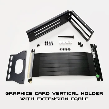 FormulaMod Grafická Karta Vertikálny Držiak S PCI Express Predlžovací Kábel , Pevná GPU PCI-E Zabudovaný Vertikálny Držiak