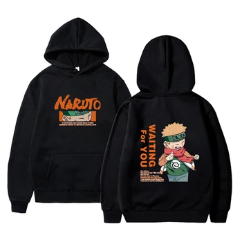 Harajuku Mikina Naruto Hinata Pár nosenie Hoodies Unisex Bežné Japonské Anime Vytlačené pánske Mikiny Muž Streetwear Módy