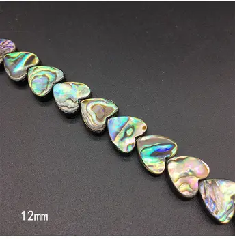 Prírodné Zmiešané Farby Abalone Sea Shell Perly pre Ženy DIY Šperky, Náramky, Náhrdelníky, Módne Kolo Slza v tvare Štvorca