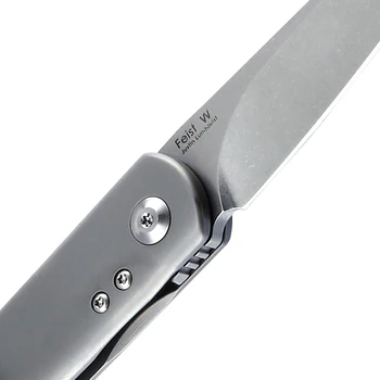 Kizer mini edc nôž Feist KI3499S top nože s35vn nôž z nerezovej ocele najlepšie skladacie nože s hladké titán rukoväť