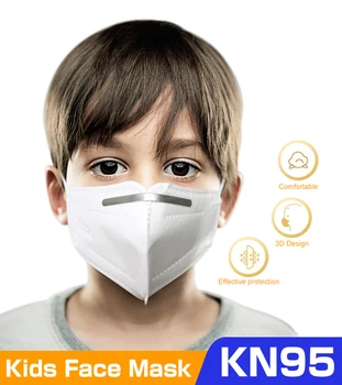 20pcs KN95 Deti pleťové Masky Priedušná Proti Prachu Anti-Haze PM2.5 FFP2 Detí Maska Chlapec a Dievča Ochranné Masky Mascarillas
