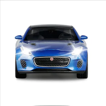 1: 32 Jaguar pure electric car zliatiny modelu auta šesť otvoriť acousto-optický model autíčka detské hračky narodeniny nový rok hračky
