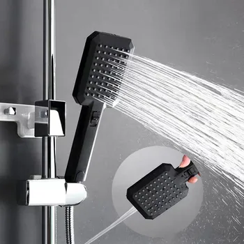 Black Sprcha Set Senducs Termostatické Kúpeľňa So Sprchou Systém Kvality Mosadz Domácnosti, Kúpeľňa So Sprchovým Kútom Vyhovovali Digitálne Sprchové Súpravy