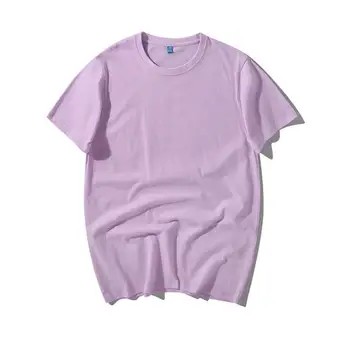 T-shirt farbou mužov a žien-krátke rukávy t-shirt wild bavlna t-shirt pár kolo krku klesnutie tričko