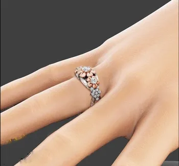 S925 sterling Silver Diamond Ring pre Ženy 2Carat Drahokam Bizuteria Striebro 925 šperky bijoux femme anillos mujer Diamantový Prsteň