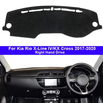 Auto Panel Kryt Pre Kia Rio X-Line IV KX Kríž 2017 - 2020 Auto Dash Mat Koberec Cape Anti-slnko, Slnko, tieň Dashmat 2018 2019