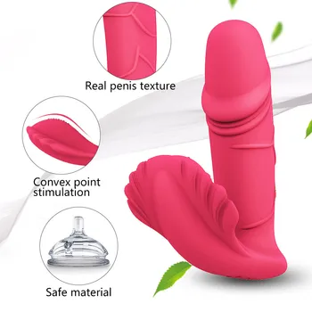 Diaľkové Vykurovanie Vaginálny Vibrátor Masér Nohavičky Dildo Vibrátory Pre Ženy Klitoris Stimulácia G-Spot Vibrátor Sexuálne Hračky Pre Ženy