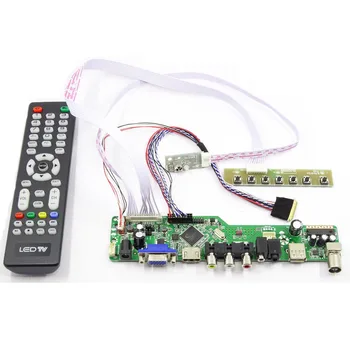 Latumab Nový Držiak pre B140XW01 V9 V. 9 TV+HDMI+VGA+USB, LCD, LED displej Regulátora Vodič Doska