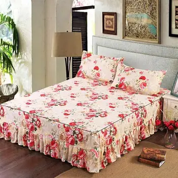 2020 posteľná bielizeň Nový bytový textil posteľná bielizeň luxusné Kvetinové záhony Set 3ks dievčatá darček king size queen