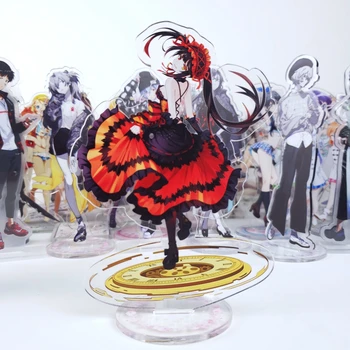 Japonské Anime DÁTUM LIVE Yatogami Tohka Tobiichi Origami Akrylový Stojan Obrázok Dekorácie Cosplay Roztomilý Dekor Otaku Darček 15 cm