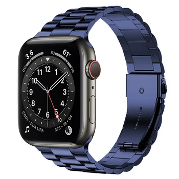 Ultra tenký Náramok pre apple hodinky 6 se kapela series 5 4 3 44 mm 40 mm 42mm 38mm pás pre iwatch Nehrdzavejúcej Ocele Business pásma