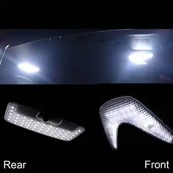 Pre Toyota C-H CHR Biele Interiérové LED Svetlá na Čítanie 2835SMD 102 Led 6000K LED Svetlo, Stropné Interiérové signalizačná kontrolka Nálepky