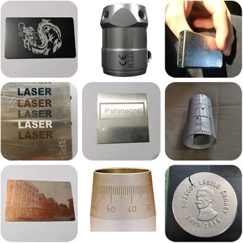 Prenosný mini laser vlákniny označenie strojového zariadenia s rotačným