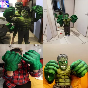 Deti Hulk Super Hrdina Svalov Cosplay Kostým Deti Halloween Fantasy Päsť Príslušenstvo Strana Dodávky