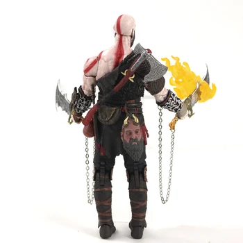 NECA Boh Vojny Kratos Atreus Ultimate Akcie Obrázok 2 Pack Zberateľskú Model Hračka Narodeniny Darček pre Deti