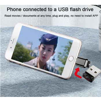 SanDisk USB Flash Disk 64 GB lightning adaptér Pero Disk Pre iPhone 11 x 8 7 7Plus 6 6 5 se iPad, iPod kl ' úč cle usb kľúč