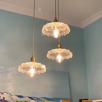 Nordic sklenený prívesok svetlá jednoduché spálňa, nočné lampy, jedáleň uličkou osvetlenie shop komerčné osvetlenie