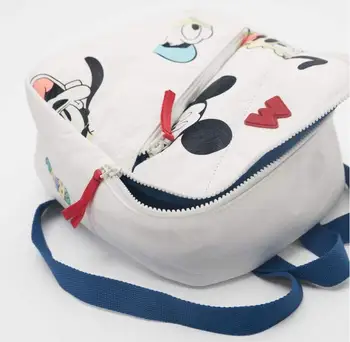 Disney Minnie Mouse Detí taška Karikatúry detský batoh Mickey Mouse Batoh Školský batoh pre Chlapcov Dievča