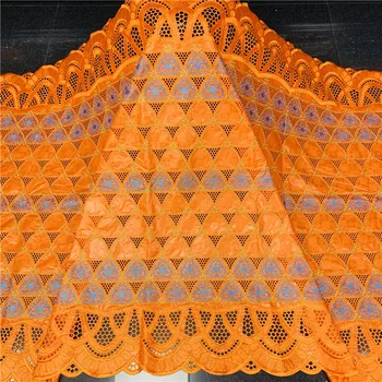 Africké bazin riche textílie s brode Najnovšie módne výšivky bazin čipky textílie s netto čipky 5 metrov 3L081405