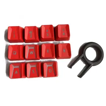 11 tlačidlá Podsvietený Keycap pre logitech Romer-G Prepínač G910 G810 G413 Gpro G512 Mechanické Klávesnice Keycap