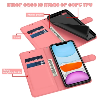 Čína štýl Peňaženky, Kožené puzdro Pre iPhone 12 11 Pro X XR XS Max 6 6 7 8 Plus SE 2020 12 Mini Kryt Luxusné Kvality Flip Prípadoch