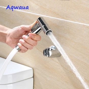 Aqwaua Bidetová Sprcha Strane Postrekovač Sprcha Hlavu Shattaf ABS pochrómovaný Hygienické Sprcha Príslušenstvo pre Kúpeľňa pre Kuchyňa