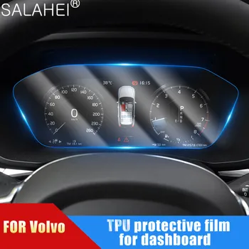 Pre Volvo XC60 2018-2020 Auto Automobilový priemysel Interiér Prístrojový panel Membrány LCD Displej TPU Ochranný Film Anti-scratch Nálepky