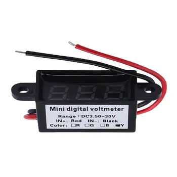 Digitálny Voltmeter LED Vodotesný Volt na Meter DC3-30V0.28 palcový 12V Auto Motor Sortiment Auto Elektrické Napätie Tester Ammeter Multimeter