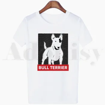 Bull Teriér, Pes, Pet Dizajn Zábavné Tričká dámske tričko Krátky Rukáv Žena Topy Tees Harajuku Móde Vintage