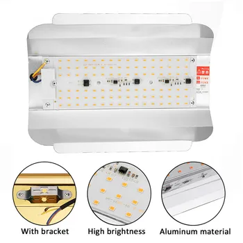 50W 100W LED Phyto Povodňových Svetlá 5730smd 6000lm celú škálu High Power LED Rásť Svetlo Hydroponické sejba 220V IP65 Vodeodolný