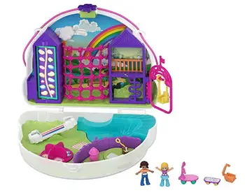Originál Mattel Polly Pocket Shani Dúhový Sen Dievčatá 8 Cm Hračky pre Deti Nové Hračky pre Deti Morská panna Chlapec Reborn Bábiky